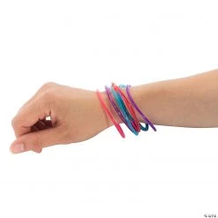 Plastic Bangle Bracelets - 24 Pc. -Apparel & Accessories Sales plastic bangle bracelets 24 pc 14090805 a01