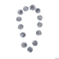 Pom-Pom Sparkle Necklaces - 12 Pc.