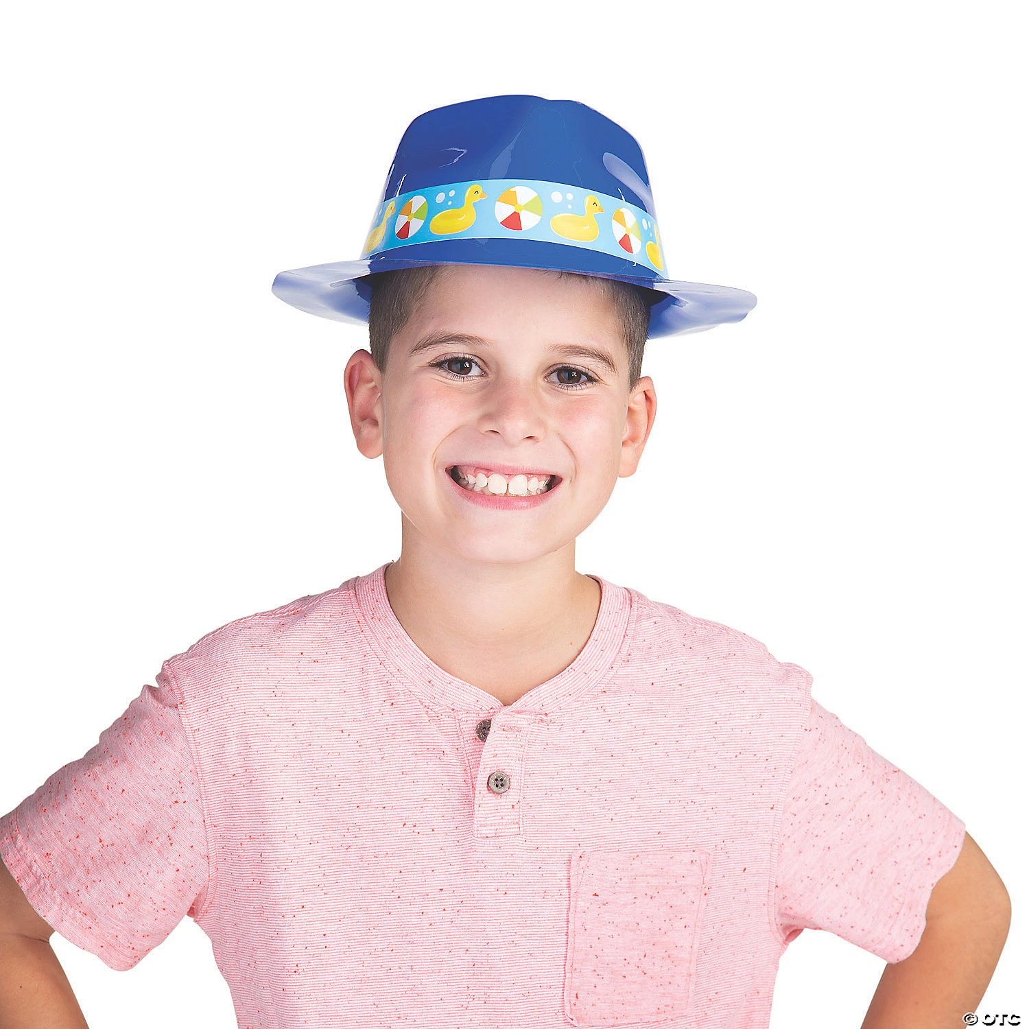 Pool Party Fedora Hats - 12 Pc. 2 Pool Party Fedora Hats - 12 Pc. - Image 2