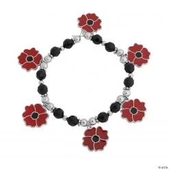 Poppy Charm Bracelet Craft Kit - Makes 12
