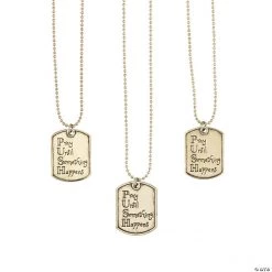 Pray Charm Necklaces - 12 Pc.
