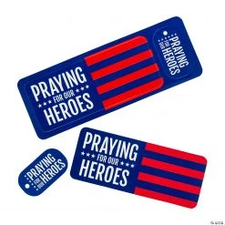 Praying for Our Heroes Bookmarks & Keychain Tags - 24 Pc.