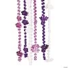 Princess Crown Bead Necklaces - 12 Pc.