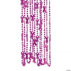 Awareness Ribbon Bead Necklaces - 24 Pc.