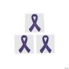 Awareness Ribbon Tattoo Stickers - 12 Pc.