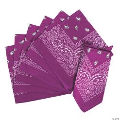 Solid Color Bandanas - 12 Pc.