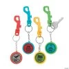 Railroad VBS Backpack Clip Keychains - 12 Pc.