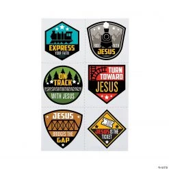 Railroad VBS Temporary Tattoos - 72 Pc.