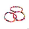 Rainbow Disc Bracelets - 12 Pc.