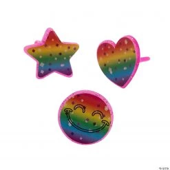 Rainbow Rings - 48 Pc.