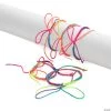 Rainbow Rope Bracelets - 12 Pc.