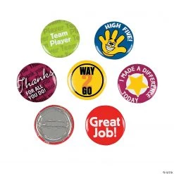 Recognition Mini Buttons - 48 Pc.