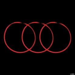 Red Glow Plastic Necklaces - 50 Pc.