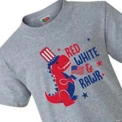 Red, White & Rawr Youth T-Shirt