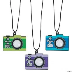 Religious Camera Prism Necklaces