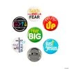 Religious Contemporary Sayings Mini Buttons - 48 Pc.