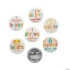 Religious Growth Mindset Mini Buttons - 48 Pc.