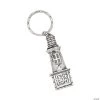 Religious Pewtertone Lighthouse Keychains - 12 Pc.