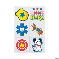Rescue Heroes Temporary Tattoos - 72 Pc.