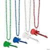 Rock Star Guitar Bead Necklaces – 12 Pc.