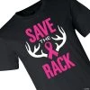 Save The Rack Pink Ribbon Adult's T-Shirt