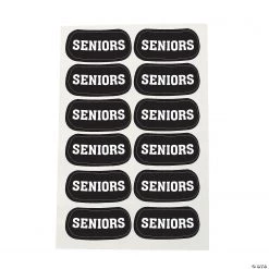 Seniors Eyeblack Temporary Tattoos - 12 Pc.