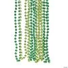 Shades of Green Bead Necklaces - 48 Pc.