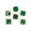 Shamrock Patterned Temporary Tattoos - 72 Pc.