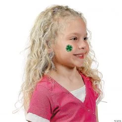 Shamrock Patterned Temporary Tattoos - 72 Pc. -Apparel & Accessories Sales shamrock patterned temporary tattoos 72 pc 39 2103 a01