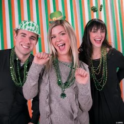 Shamrock Print Derby Hats - 12 Pc. -Apparel & Accessories Sales shamrock print derby hats 12 pc 25 1138 a02