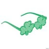 Shamrock Shutter Glasses- 12 Pc.