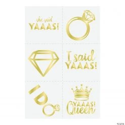 She Said Yaaas Temporary Tattoos - 12 Pc.