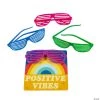 Shutter Glasses with Positive Vibes Card - 12 Pc.