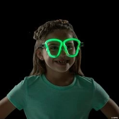 Skull-Shaped Glow Glasses - 12 Pc. -Apparel & Accessories Sales skull shaped glow glasses 12 pc 13981302 a02