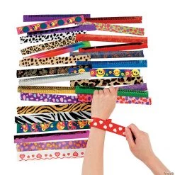 Slap Bracelet Assortment - 50 Pc.