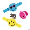 Smile Face Coin Purse Slap Bracelets - 12 Pc.
