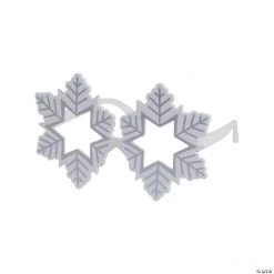 Snowflake Glasses - 6 Pc.