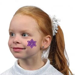 Snowflake Temporary Tattoos - 72 Pc. -Apparel & Accessories Sales snowflake temporary tattoos 72 pc 39 2097 a01