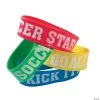 Soccer Big Band Bracelet Assortment - 12 Pc.