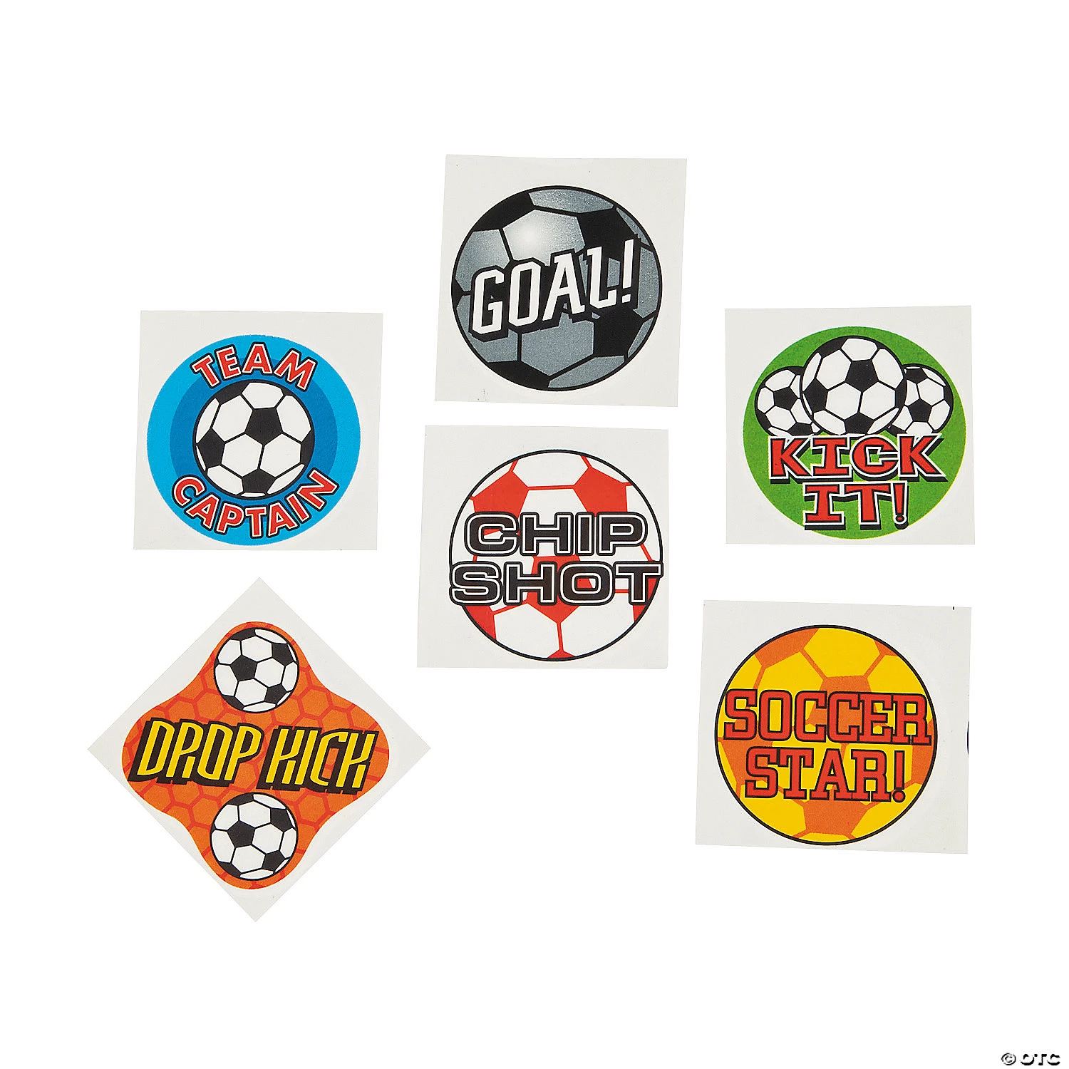Soccer Temporary Tattoos - 72 Pc. 1 Soccer Temporary Tattoos - 72 Pc.