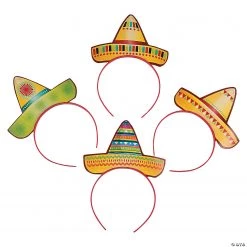 Sombrero Headbands - 12 Pc.