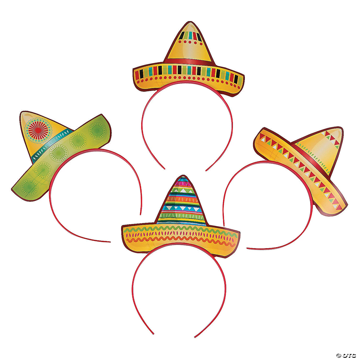 Sombrero Headbands - 12 Pc. 1 Sombrero Headbands - 12 Pc.