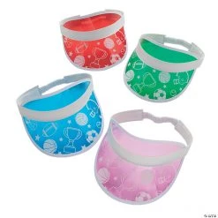 Sports Icons Visors - 12 Pc.