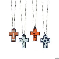 Sports VBS Charm Necklaces - 12 Pc.