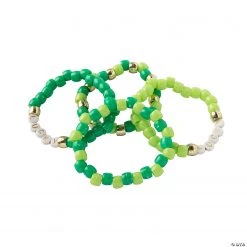 St. Patrick’s Day Lucky Bracelet Assortment - 24 Pc.