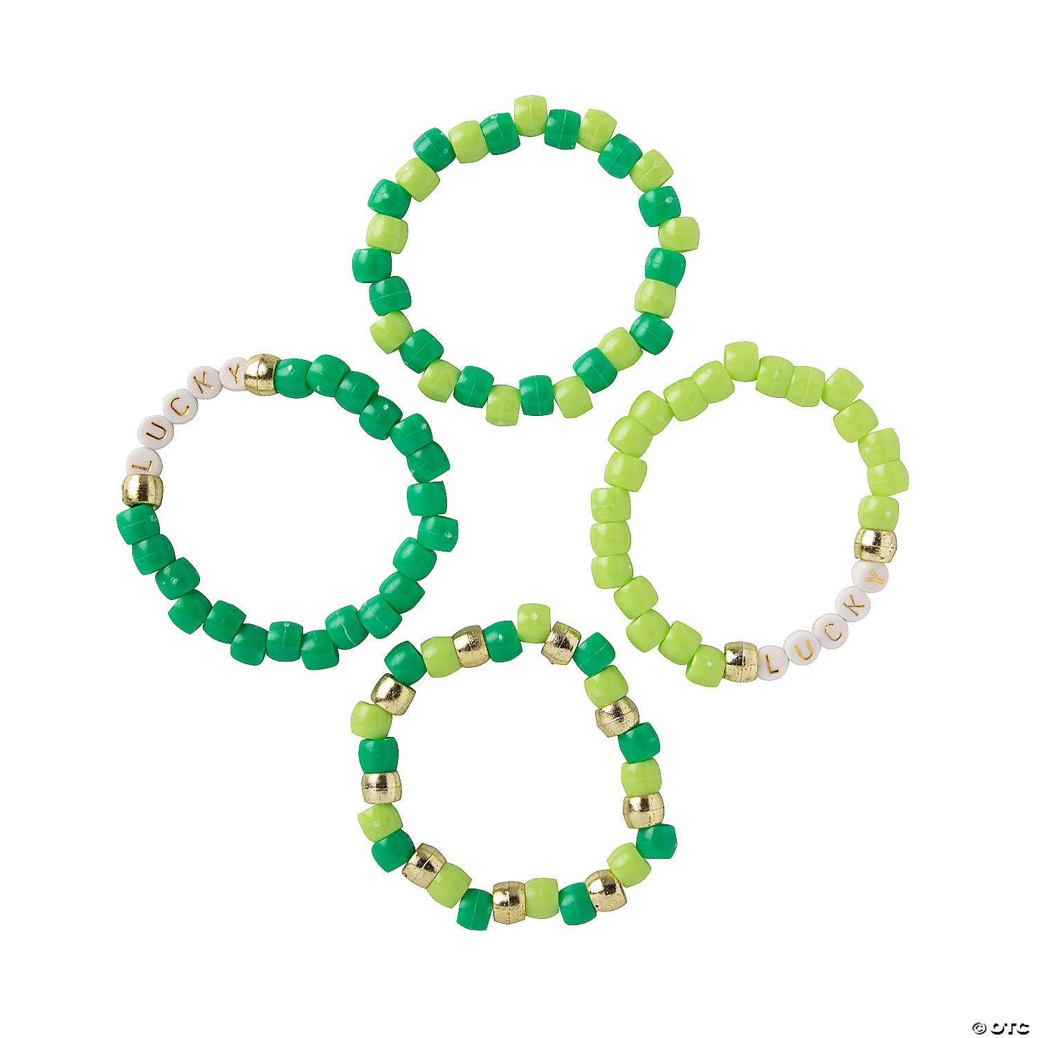 St. Patrick’s Day Lucky Bracelet Assortment - 24 Pc. 3 St. Patrick’s Day Lucky Bracelet Assortment - 24 Pc. - Image 3