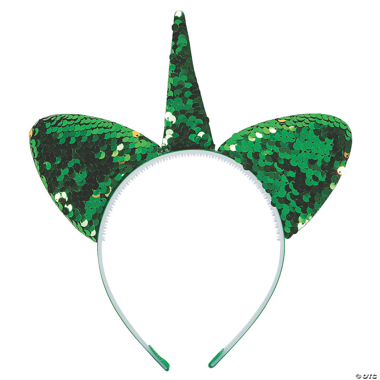 St. Patrick’s Day Reversible Sequin Unicorn Headbands - 12 Pc. 2 St. Patrick’s Day Reversible Sequin Unicorn Headbands - 12 Pc. - Image 2