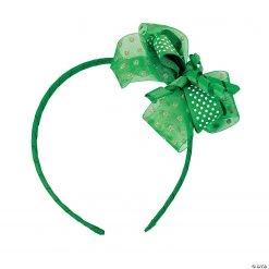 St. Patrick’s Day Ribbon Headbands