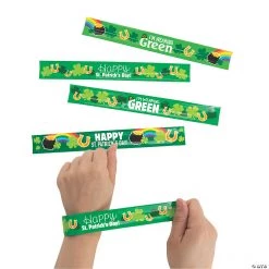 St. Patrick’s Day Slap Bracelets - 50 Pc.