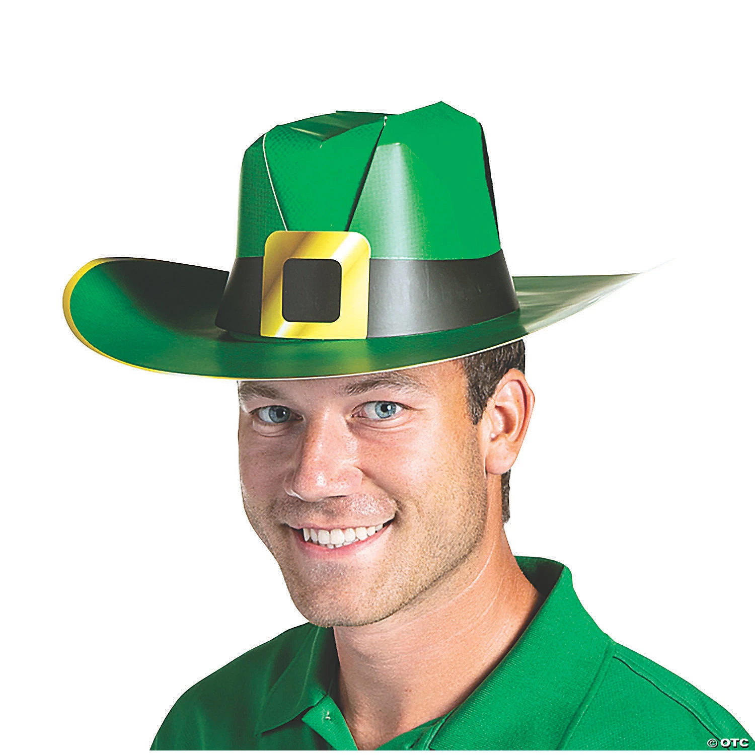 St. Patrick's Day Cardstock Cowboy Hats - 12 Pc. 2 St. Patrick's Day Cardstock Cowboy Hats - 12 Pc. - Image 2